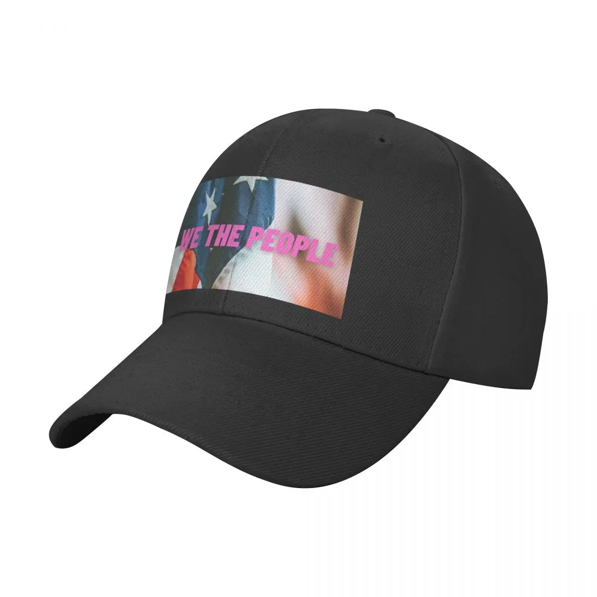 

United States Flag With We The People Baseball Cap Hood Hat Man For The Sun Mens Tennis Women's