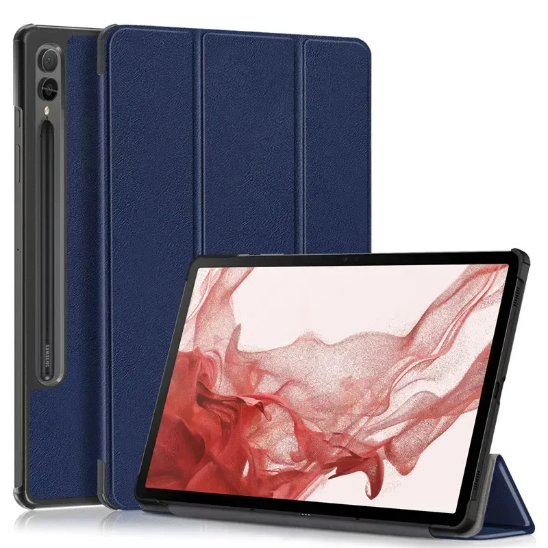 Premium Trifold Magnetic Leather Stand Smart Cover