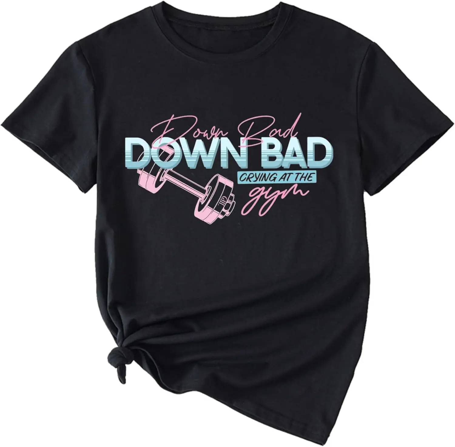 

Down Bad Crying at The Gym Shirt down Bad Crying at The Gym T-Shirt Funny Gym Shirt