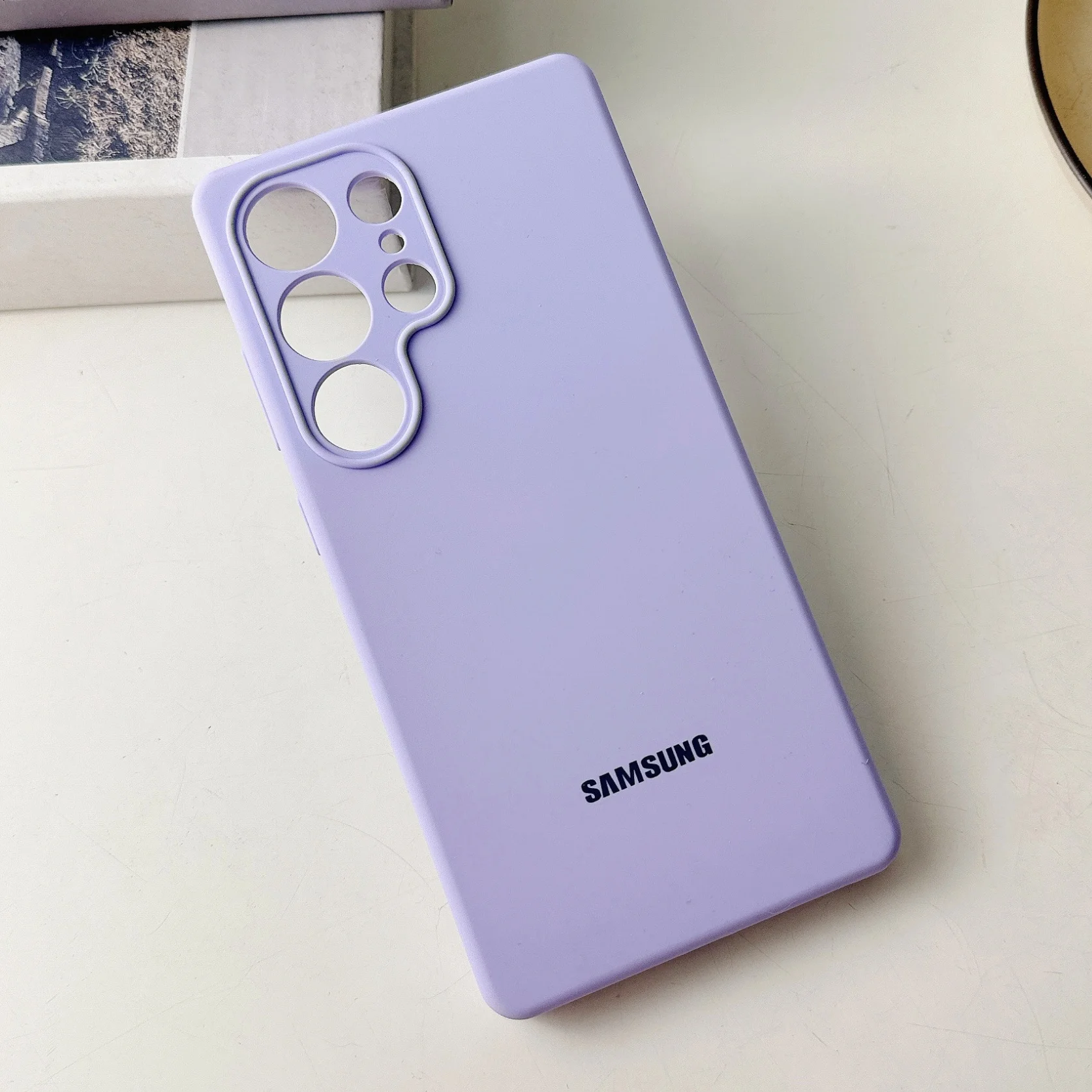 Original Flüssig-Silikon Einfarbige Armor-Handyhülle für Samsung S25 FE S24 S26 Ultra S23 Plus S22 Stoßfeste Schutzhülle mit Box – Detail 7