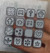 Newest Metal Cutting Dies Diy Gift Card Scrapbook Decoration Small Pattern Label Large Collection Mold Craft Embossing Template