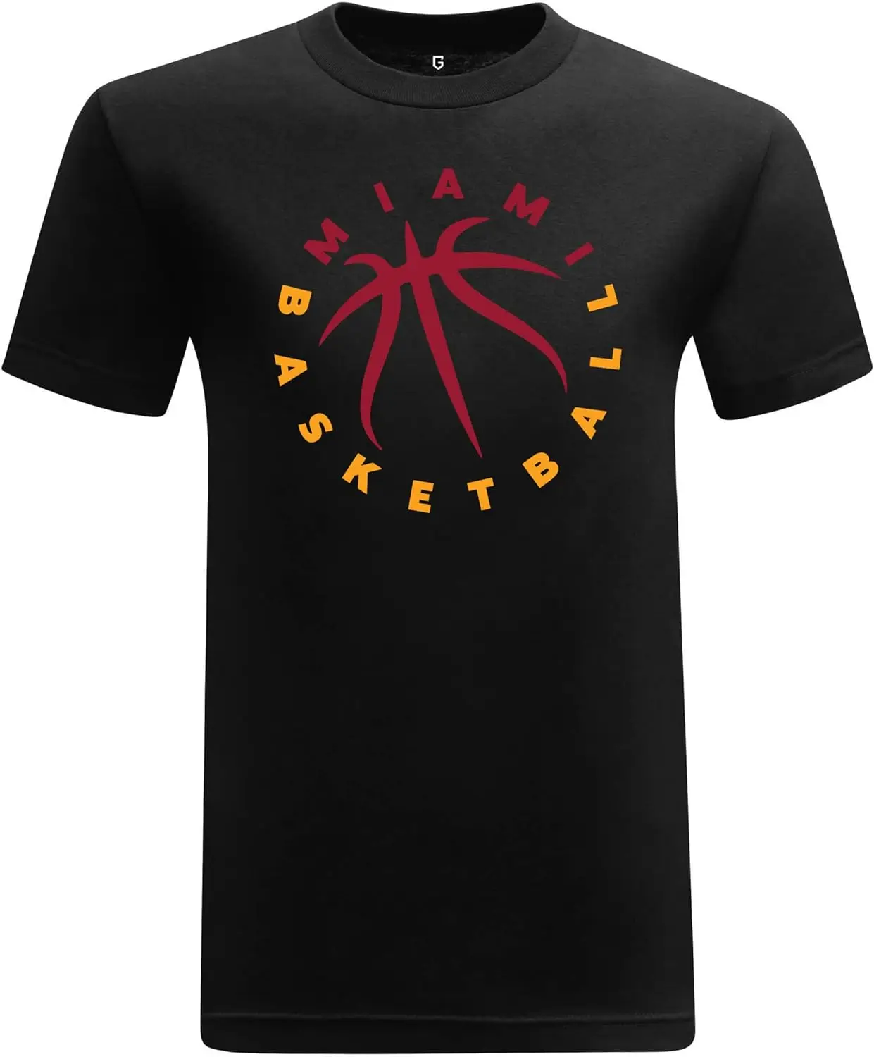 

Мужская футболка с коротким рукавом, круглым вырезом и графическим принтом