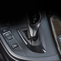 Carbon Fiber Style ABS Center Console Shifter Base Plate, For BMW F21 F20 F22 F23 F30 F31 F32 F34 F33 F35 F36 4