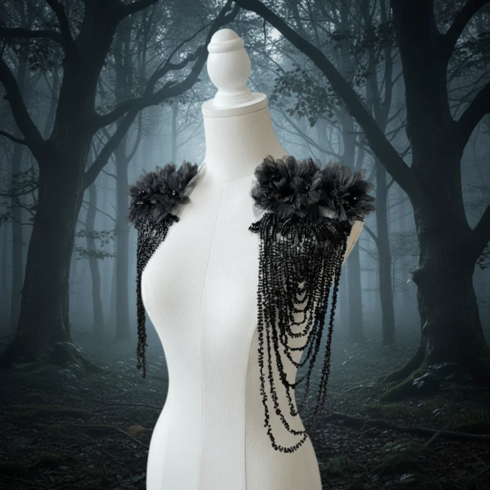 Gorgeous Design Nail Bead Tassel Decoration Luxury Delicate Shoulder Adornment Fashion Shoulder Tassel Dress Matching