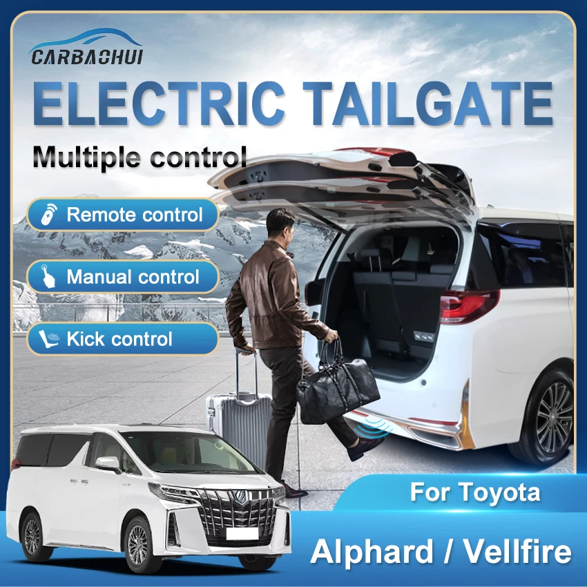 

Car Electric Tailgate Auto Lift Electric Trunk Drive Remote Control Kick Sensor Rear Door Power Kit For Toyota Alphard Vellfire