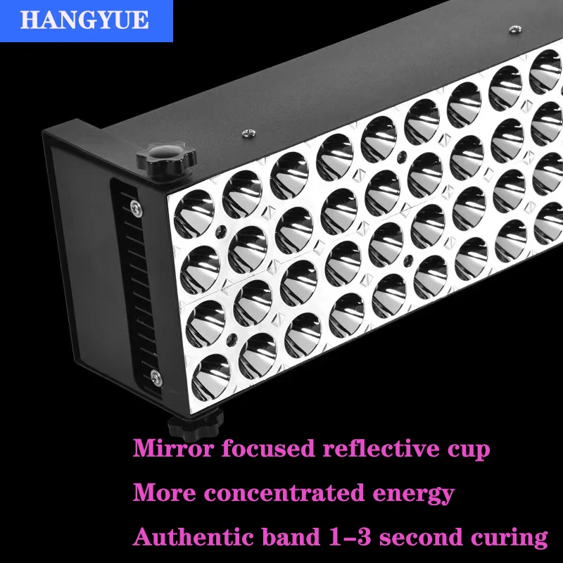 Portable 120W UV Curing Lamp 395nm 365nm Shadowless Adhesive UV Curing Lamp Dry Fluorescence Detection, Glass Repair