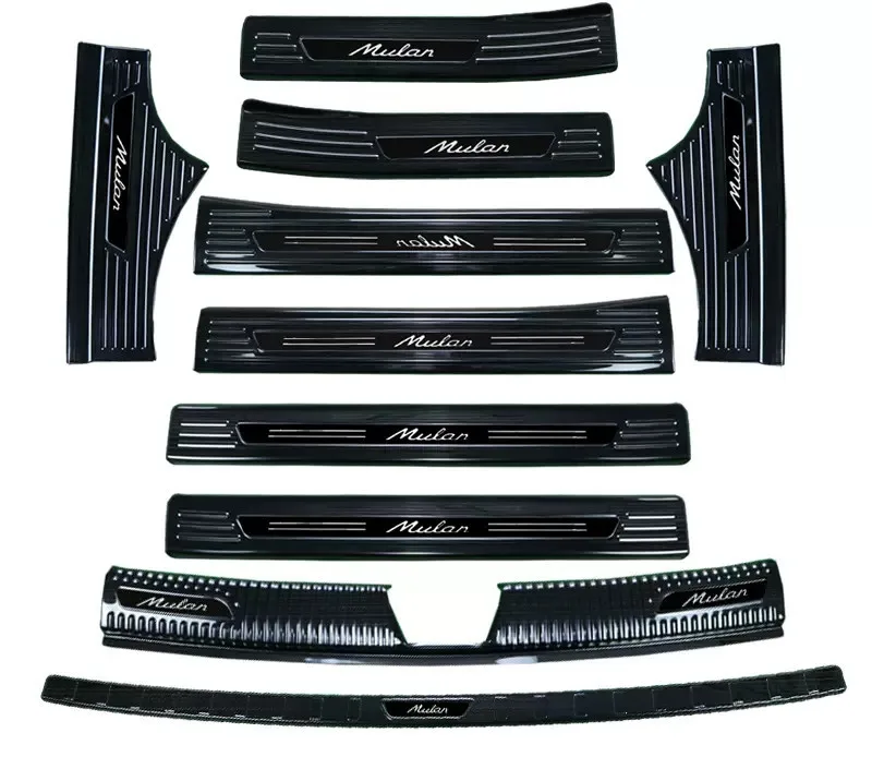 For Mg Mulan 2022-2023 Stainless Steel Car Threshold Guard Plate Trunk ...