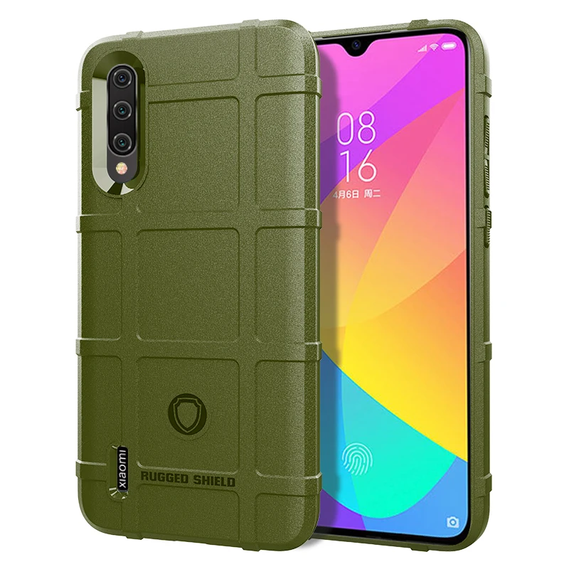 

Shockproof Phone Case for Xiaomi Mi CC9 Heavy Duty Armor Shield Cases for xiaomi cc9 MiCC9 Anti Knock Silicone Back Cover