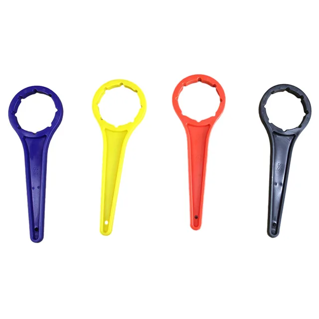 2-Piece Blue PVC Cap Opener Wrench For Water Barrels & Buckets (18L-30L)
