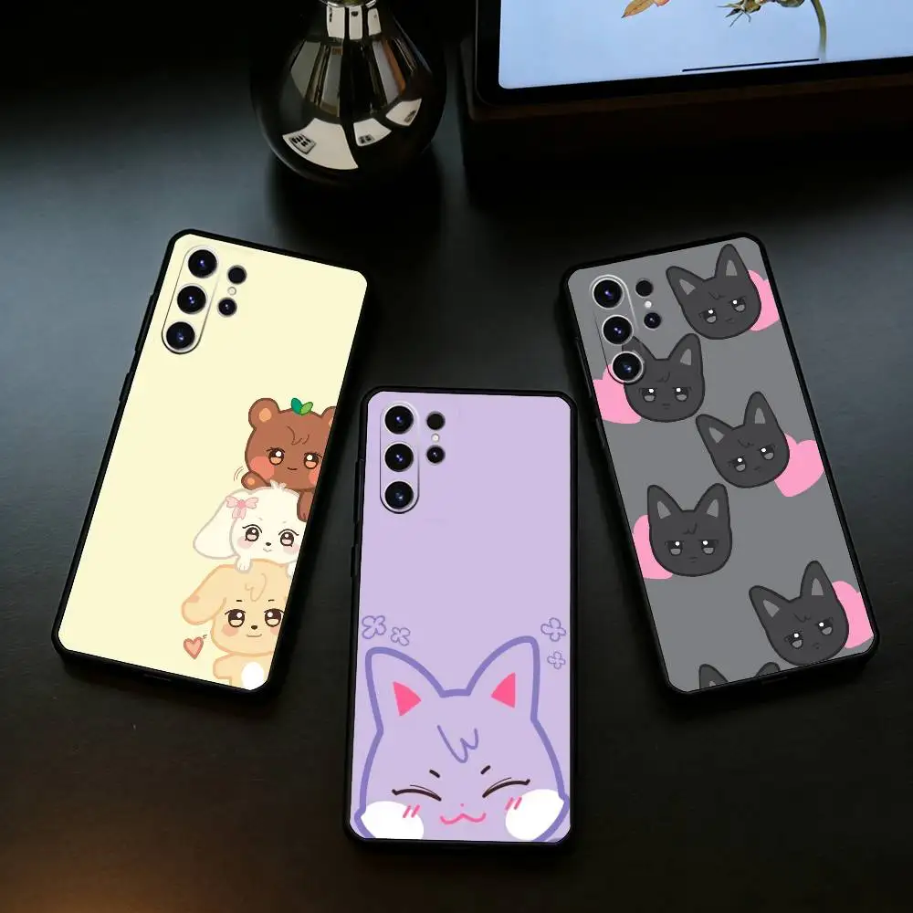 Kpop ATEEZ Black Soft Phone Case