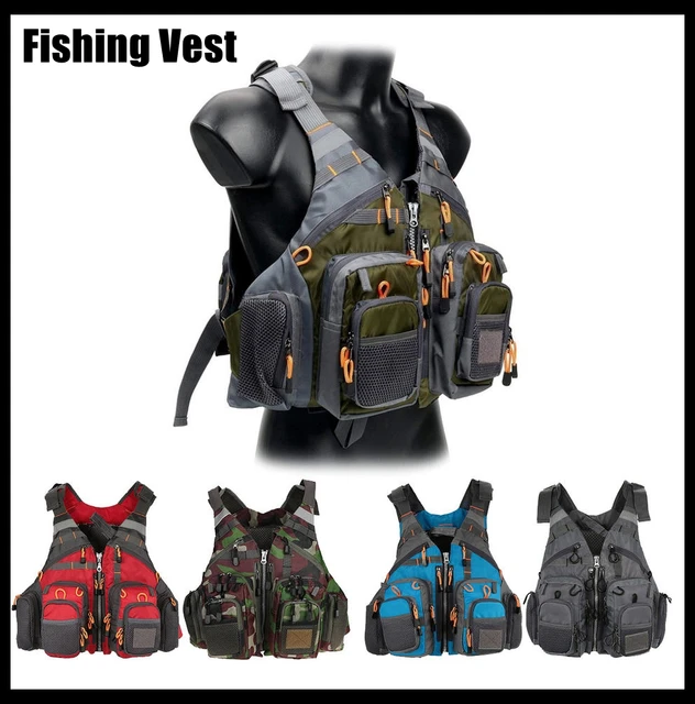 Lixada 209lb Bearing Fly Fishing Vest with Breathable Mesh for