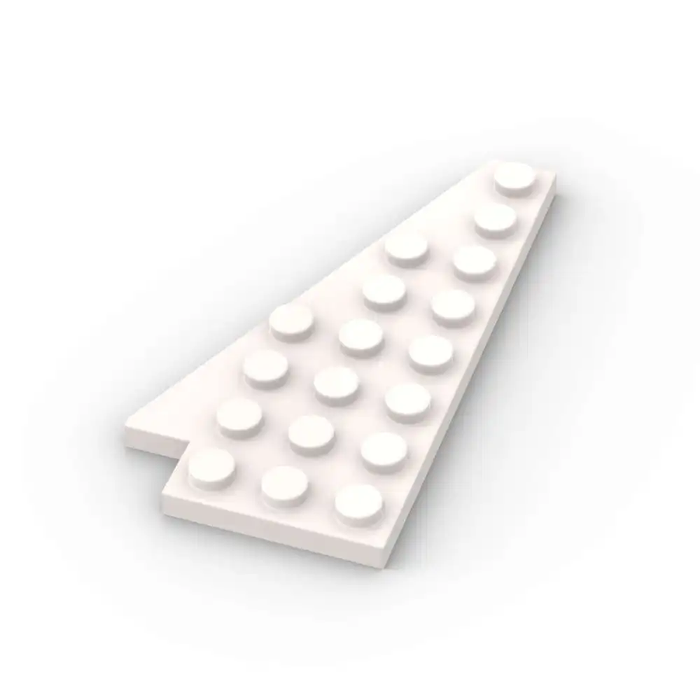 MOC 10PCS 3933 웨지 플레이트 8x4 윙 좌측 빌딩 블록 하우스 캐슬 부품 브릭스 파티클 DIY 조립 아이디어 장난감 어린이 선물