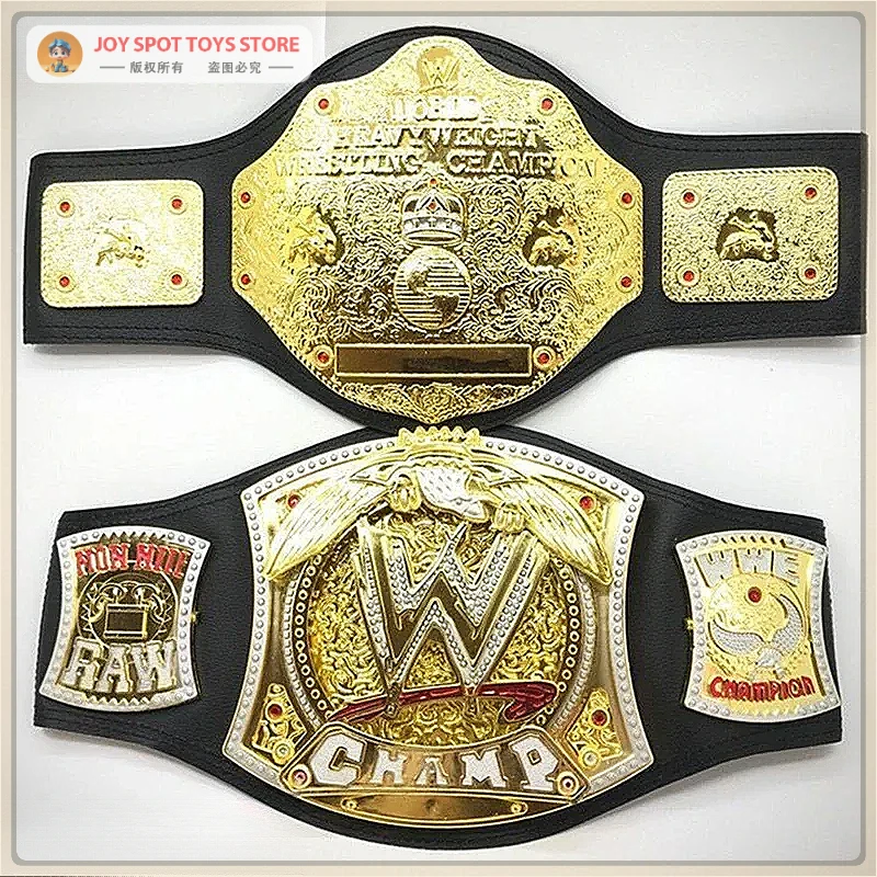 Wwe Boxing Champion Gold Belt Wwe Championship Belt Characters Occupation Wrestling Gladiators Cosplay Toys Halloween Gift