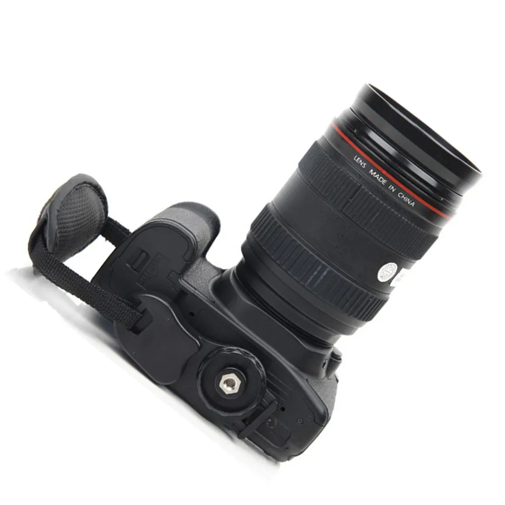 나일론 블랙 DSLR 카메라 핸드 스트랩 그립 스태빌라이저 비디오 카메라용 카메라 슬링, 올림푸스 삼각대 호환