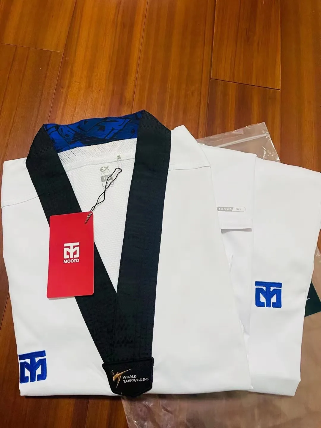 Униформа кёруги [черная шея] Mooto EX 6, унисекс, подходит для тренировок и соревнований, 210 см