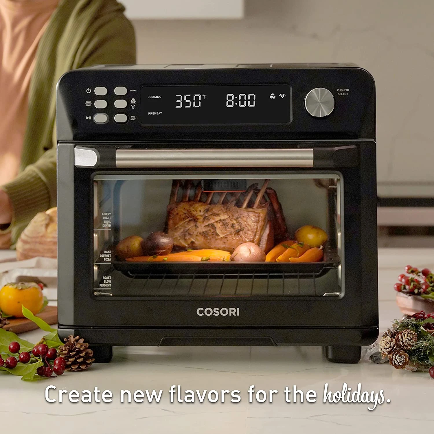 COSORI Air Fryer Toaster Combo 12 Functions Large Countertop Oven