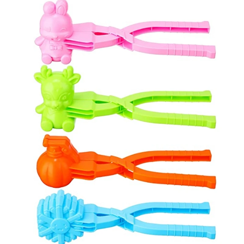 

4 стиля, игрушки для изготовления снежных шаров, зимняя игрушка для снега, уличные зимние игрушки для пляжного песка, игрушки для детей и взрослых