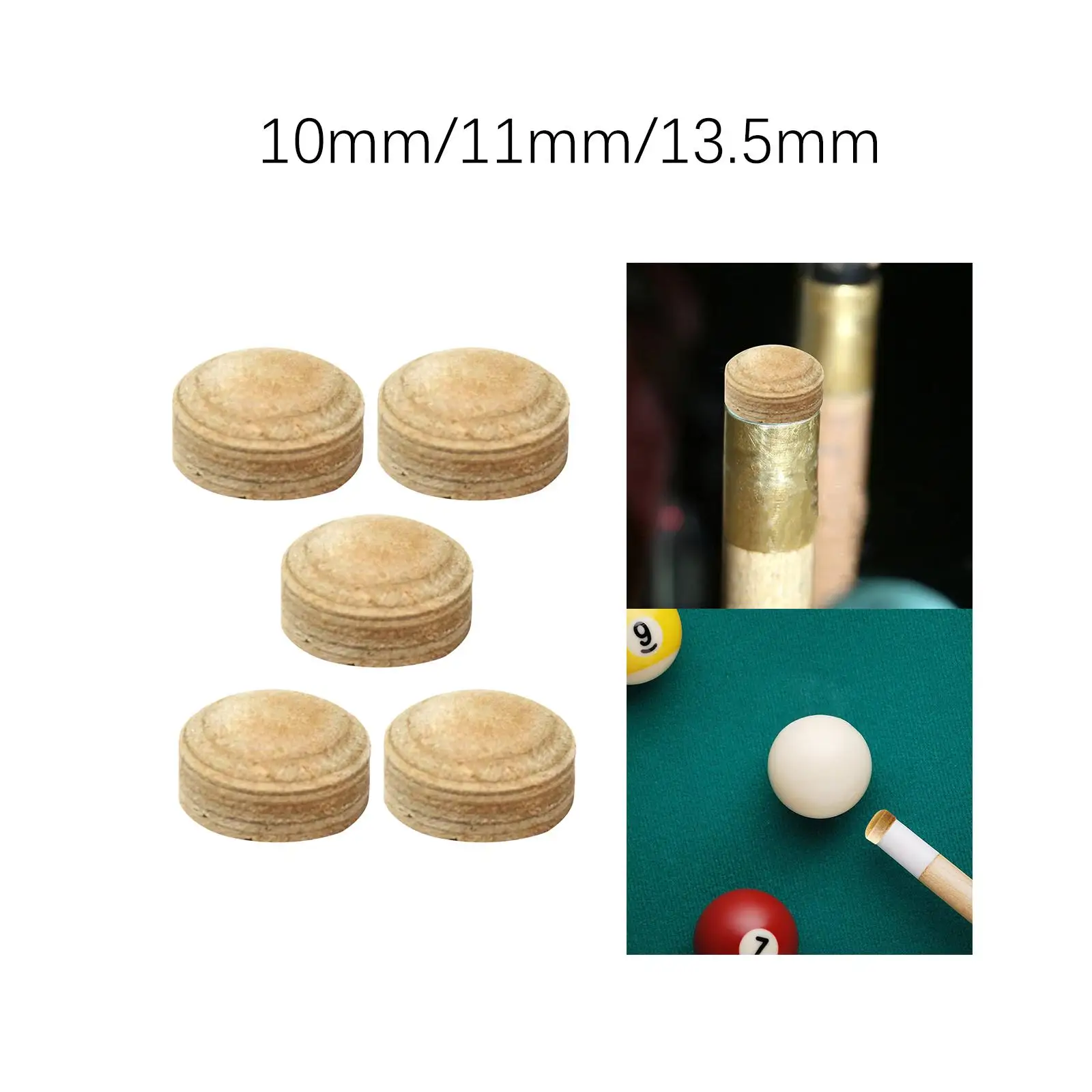 Billiard Cue Tips Accessories Billiard Game Protector 5 Pieces