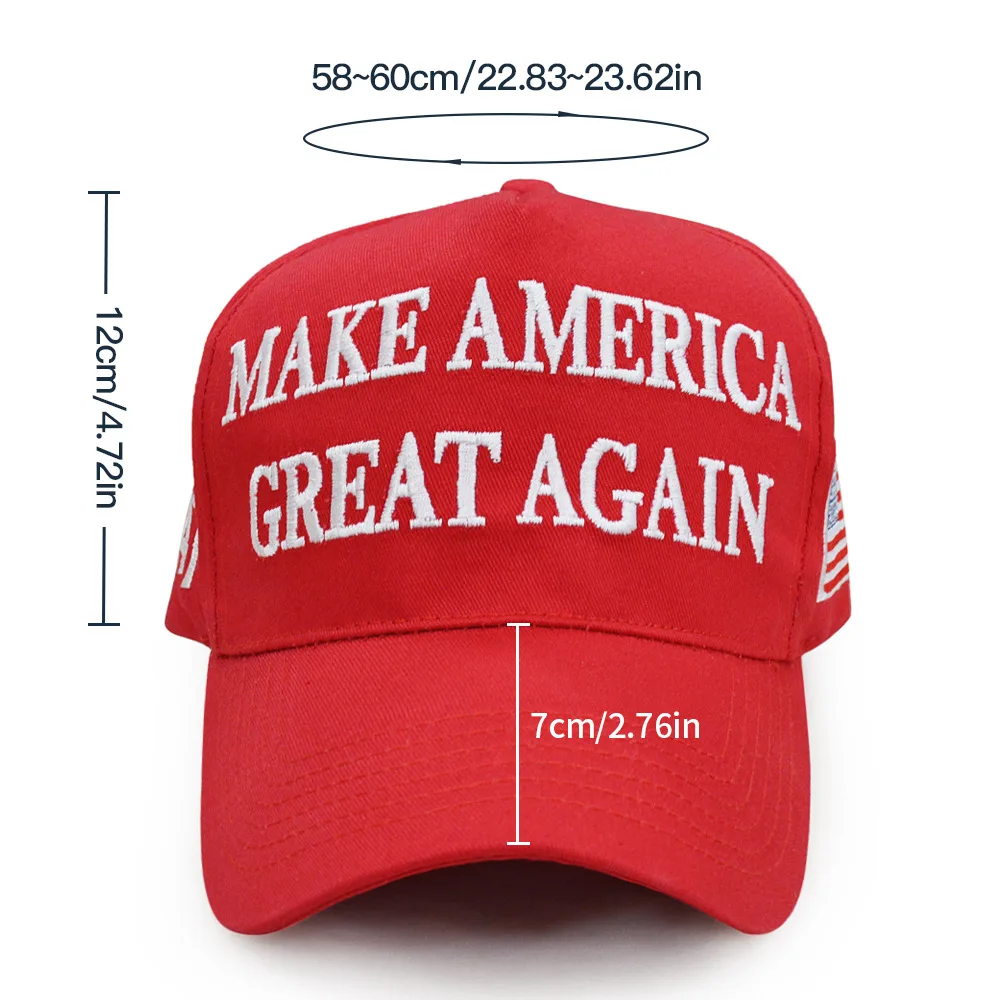 2024 Donald Trump Merchandise MAGA American Trucker Hat Great Again Make America Great Again Slogan USA Flag Baseball Cap 6