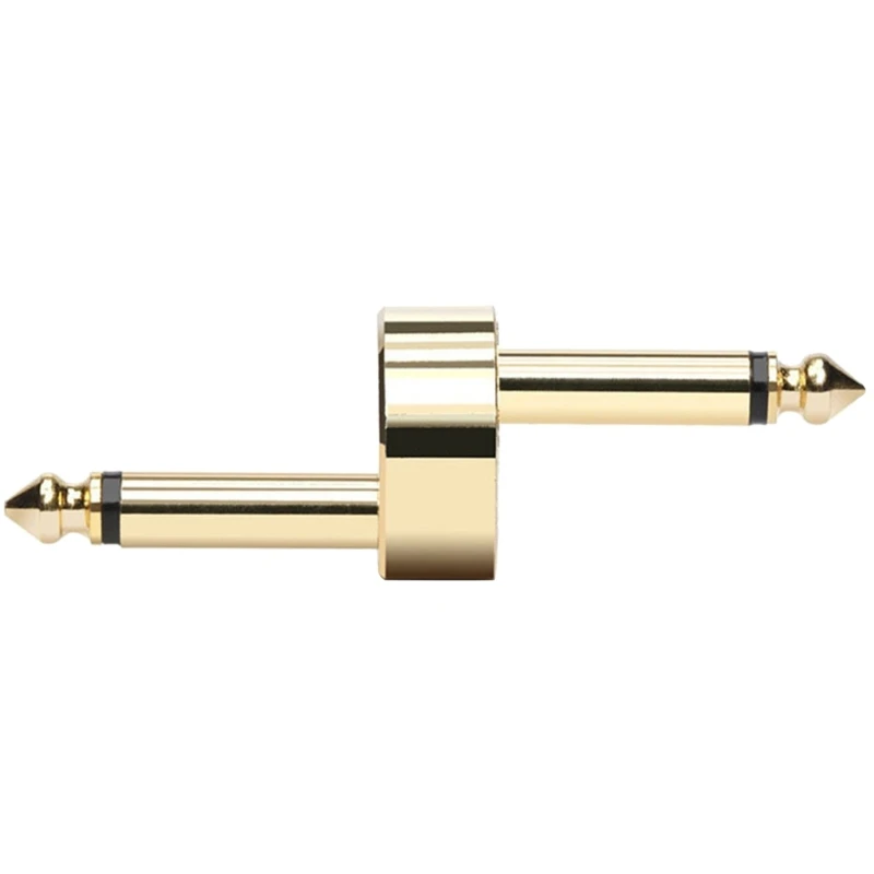 YD61 guitar effects pedal connector 6.35mm 1/4" guitar effect pedal couplers male to male plug adaptor for pedalboard guitar tool