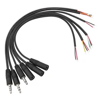 1/2/3/5Pcs 3.5mm Audio Cable Connector 2 3 4 Pole Mono Stereo Male Plug Female Jack Extension Wire AUX Headphone DIY Repair 30cm - Image 2