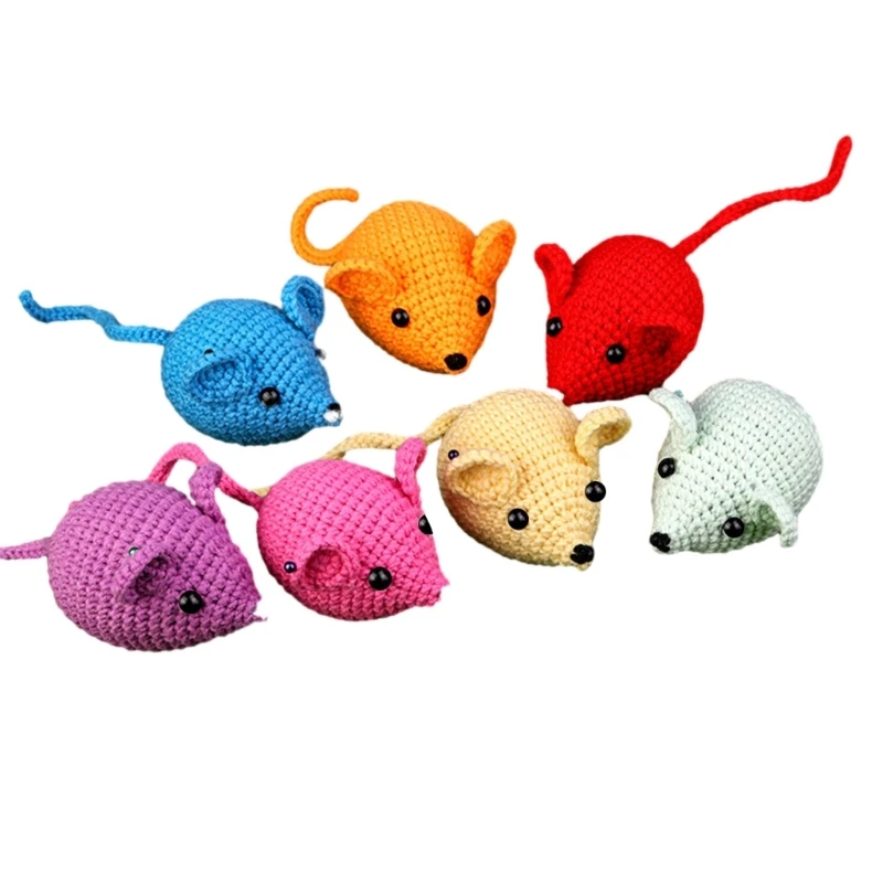 

Наборы для вязания крючком кукол ручной работы «сделай сам» для начинающих, материал для шитья с мышью, посылка, ручное вязание