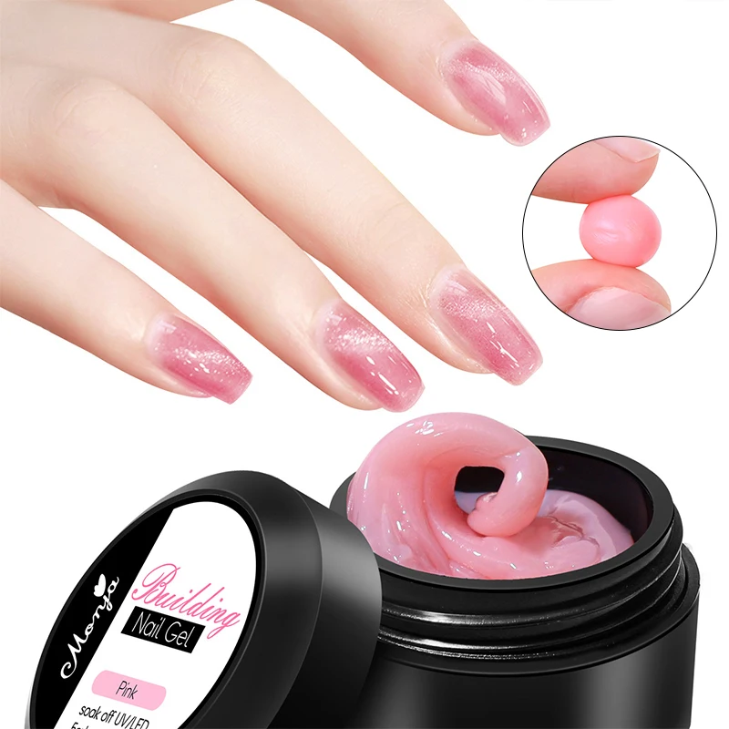 5ml Nail Extend Gel Solid Construction Gel Quick Extension Of Nail Non-stick Hand Solid Gel Carving Shaping Nail Art Supplies