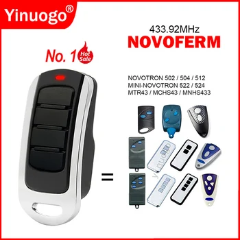 노보페름 MINI-NOVOTRON 522 524 차고 문 리모컨, 노보페름 502 MAX43-2, 504 MAX43-4, 512 MIX 43-2, 433.92MHz