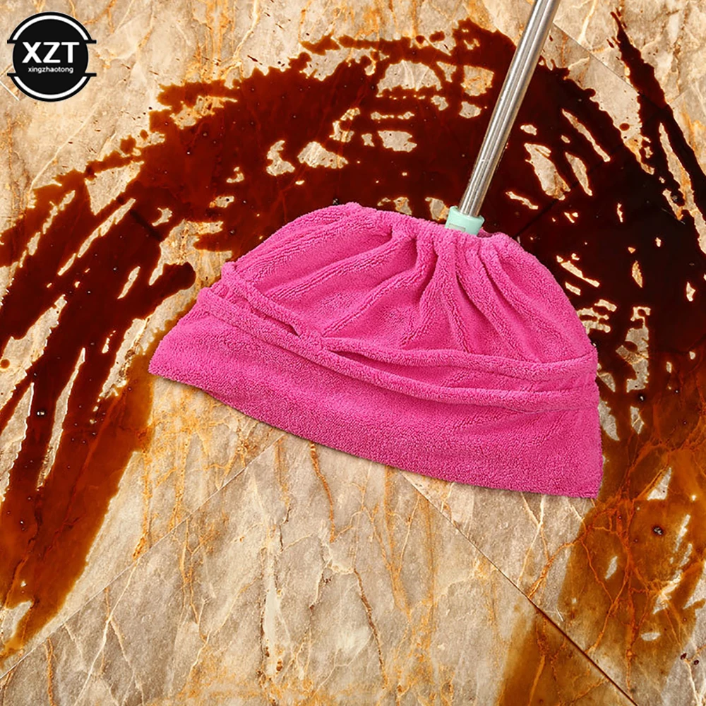 Description Picture 6 of itemReusable Coral Velvet Broom Cover Cloth Multi Function Floor Mop Cover Cloth Microfiber Absorbent Mop Household Cleaning Tools