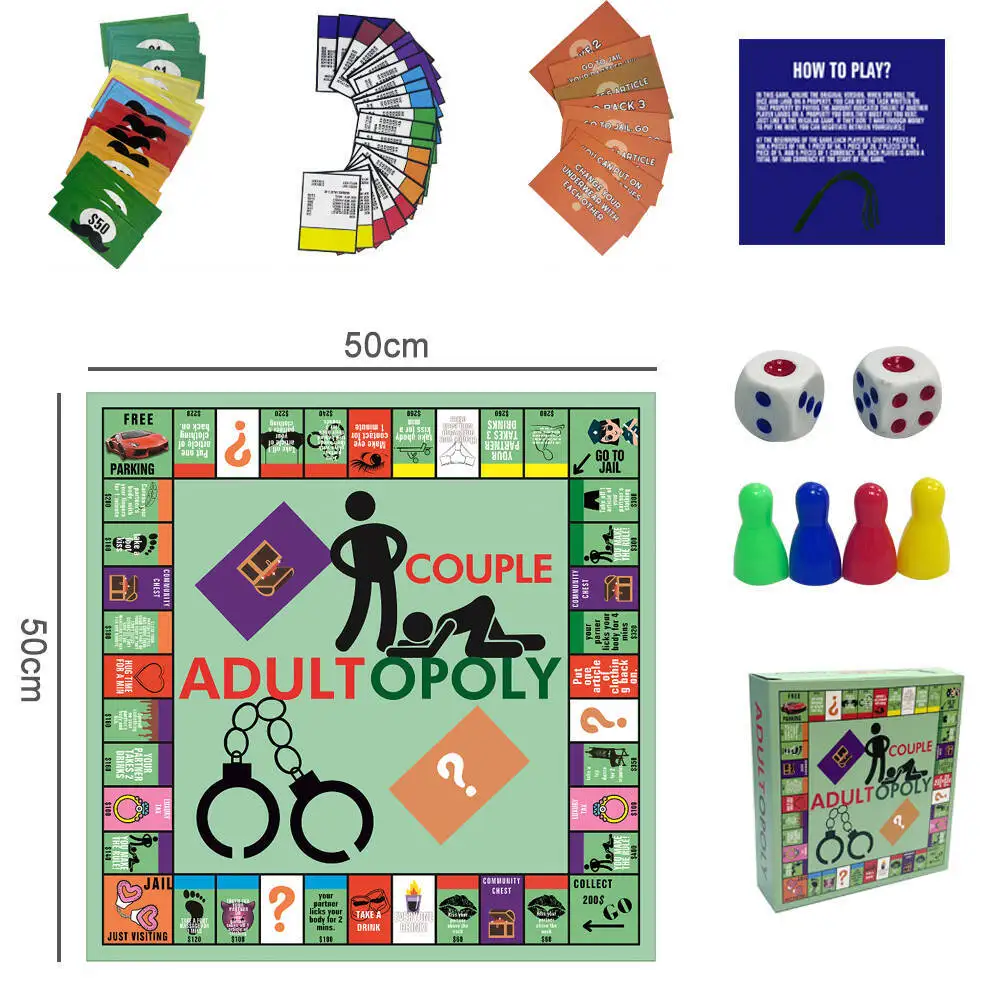New Couple Chessboard Adult Couple Game Night Adult Dating Game Night Wealth 5