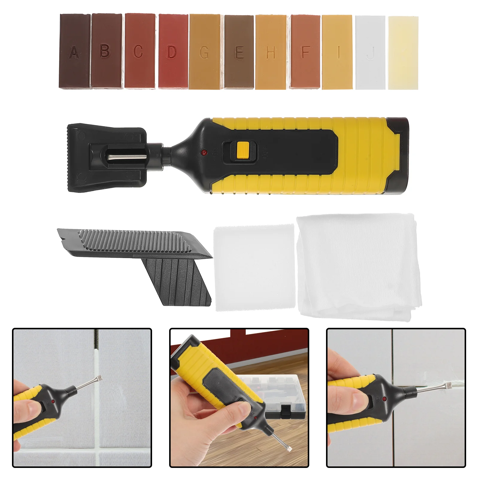 

Quick Drying Hard Wax Filler Scratch Repair Kit Flooring Remover for Wood Floors