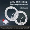 Three-color light Led Panel 220V Replacement Led Module 45W 80W Round Circle Led Light Panel Board Module Lamp For Ceiling Light 2