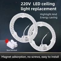 Three-color light Led Panel 220V Replacement Led Module 45W 80W Round Circle Led Light Panel Board Module Lamp For Ceiling Light 2