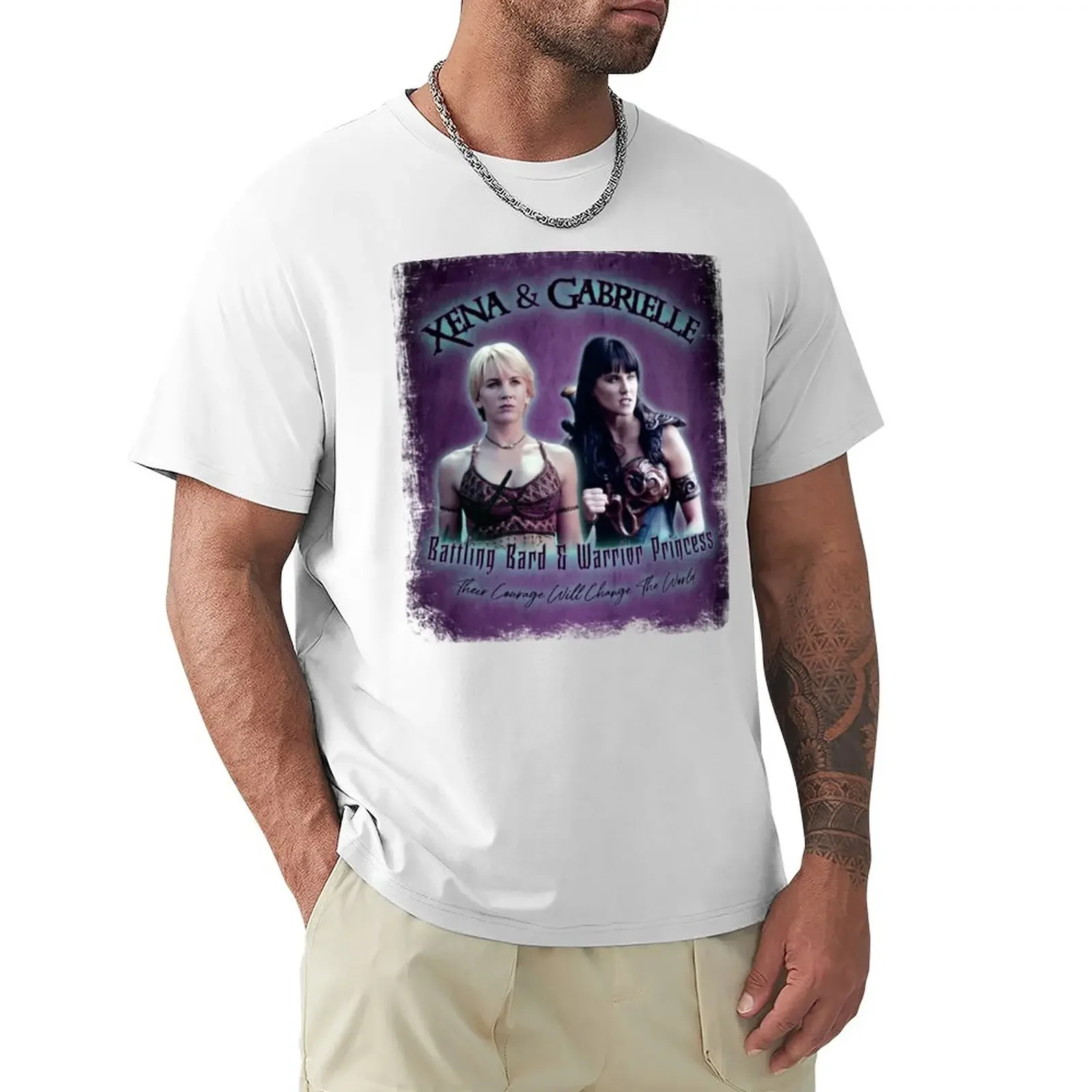 T-Shirt Stile Vintage Fiabelle T-Shirt Vintage Abbigliamento Anime Magliette Divertenti Per Uomo