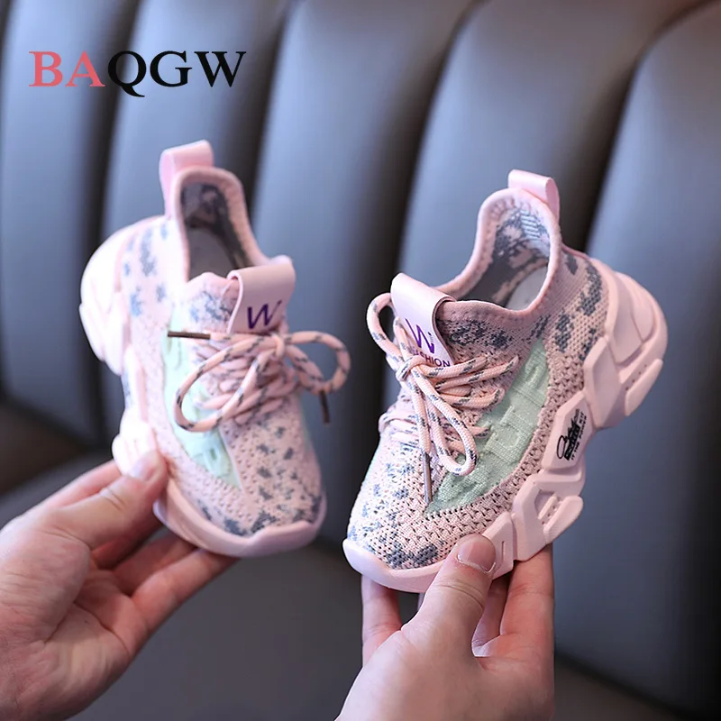 Stretchy Soft KIDS Shoes Baby Boys Sport Shoes Baby Girls Workout Sneakers 1-6 Years Running Shoes for Boys Girls Size 21-30