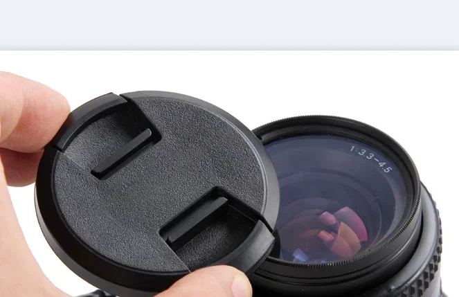 1PCS 55mm 58mm 77mm Snap-On Lens Front Camera Lens Cap Cover Sony Alpha DSLR Protector camera lens cap