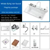 White flying rain waterfall sink integrated multi-functional large single slot 304 stainless steel vegetable washing sink 6