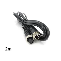Durable Aviation Extension Video Connector Cable (4 - Pin, Male to Female) for Vehicle Camera Systems (2m male to female)