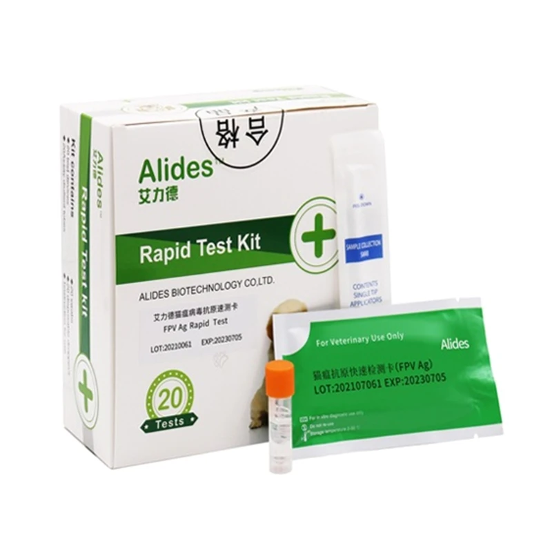 Canine Distemper/Adeno Test for Dogs Cats Easy and Effective Test Pet CPV CDV FPV CCV Toxo Set of 20 Dog Virus Detection Card Feline Virus Test Kits