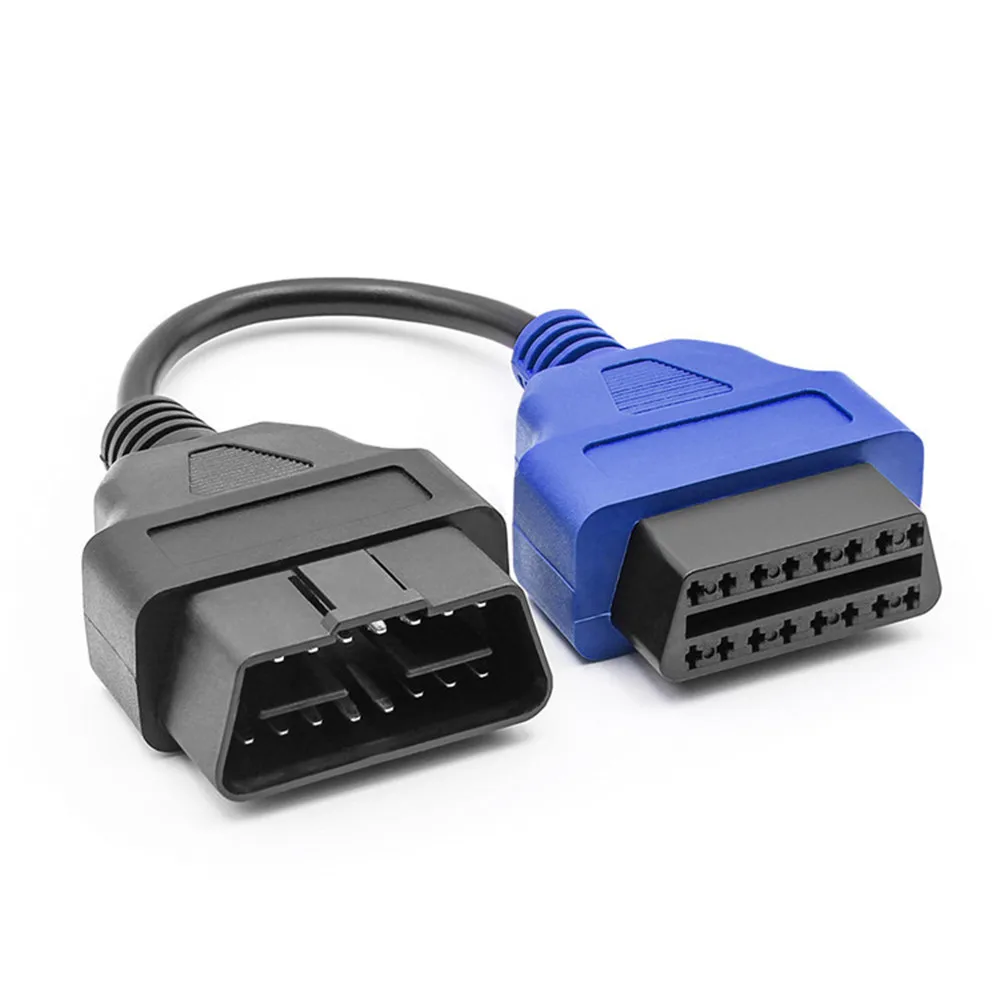 For FiatECUScan Adapter OBD OBD2 Connector Airbag OBD2 Scanner Diagnostic cable For Fiat ECU Scan tool 6