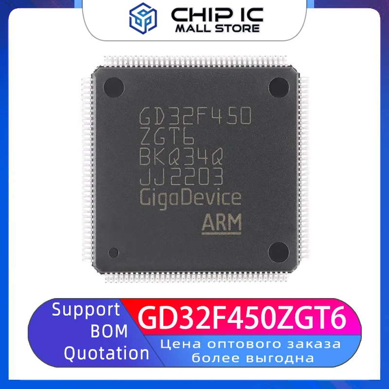 

GD32F450ZGT6 Can Replace STM32F LQFP-144 ARM Cortex-M4 32-Bit Microcontroller -MCU Chip 100% New Original Stock