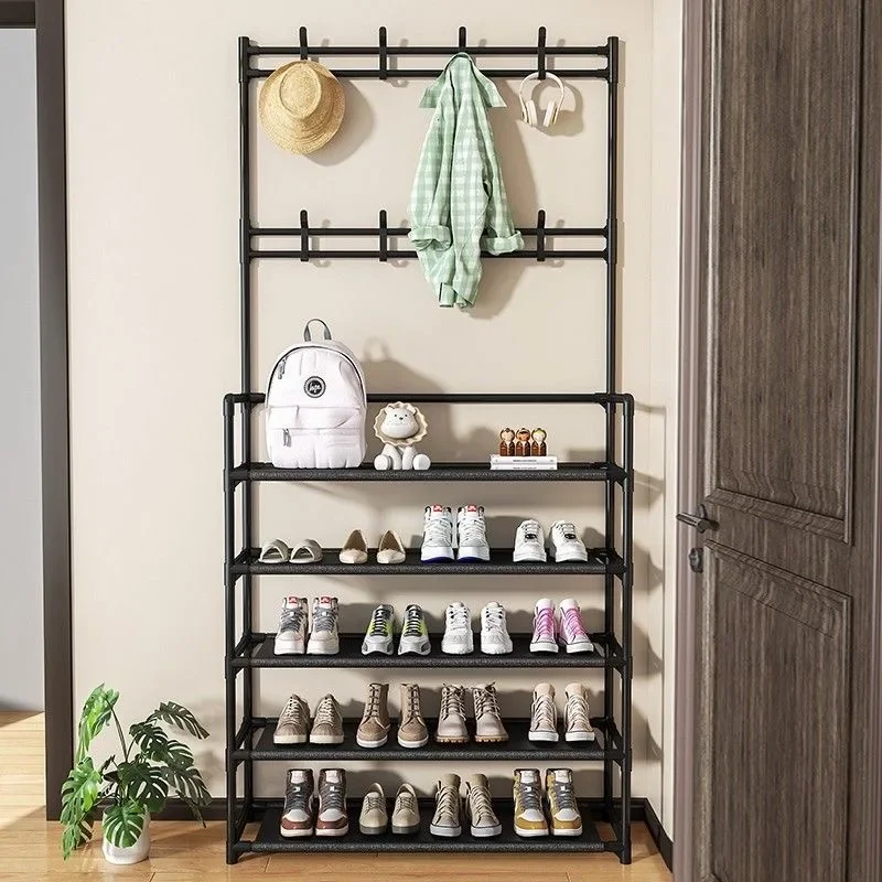 Shoe and Hat Rack Multi-Layer Household Floor Integrated Simple Multi-functional