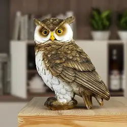 Elegant Owl Figurine for Home and Office Decor