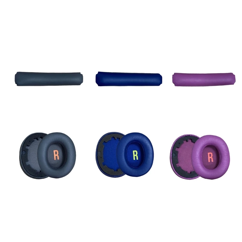 

Replacement Memory Foam Ear Pads Headband Cushion Cover for JBL 460NC Wireless Headphone Earmuff Headset Sleeve