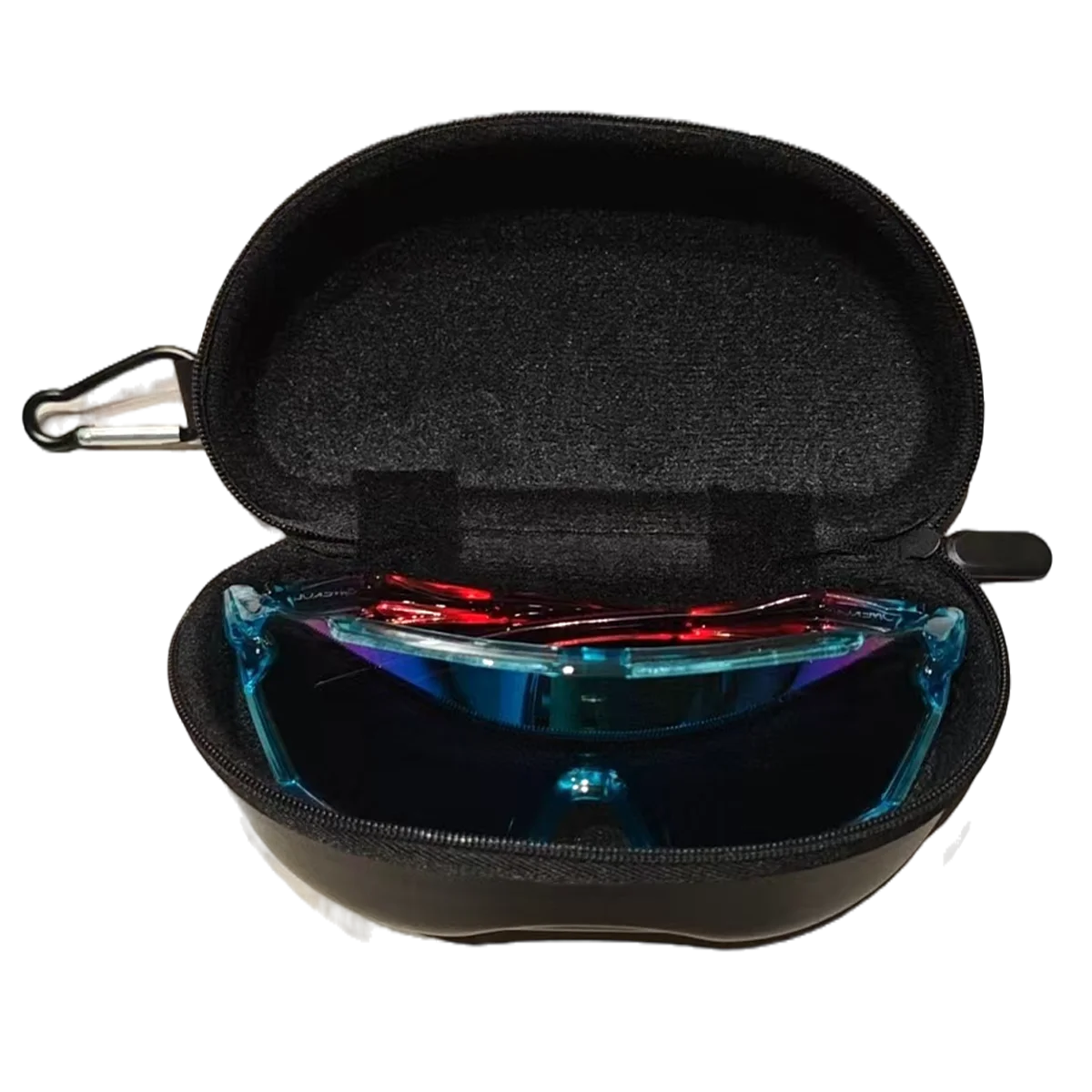 Premium OMKOL Cycling Sunglasses Case & Cleaning Set