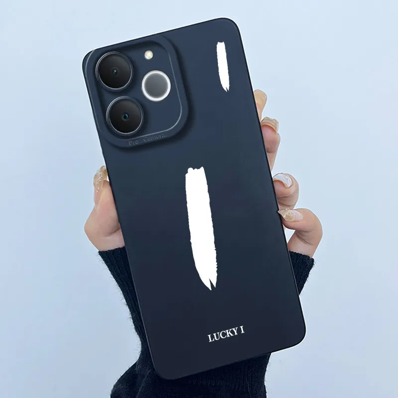 Cute Initial Letters Shockproof Soft Silicone Phone Case Cover Bumper