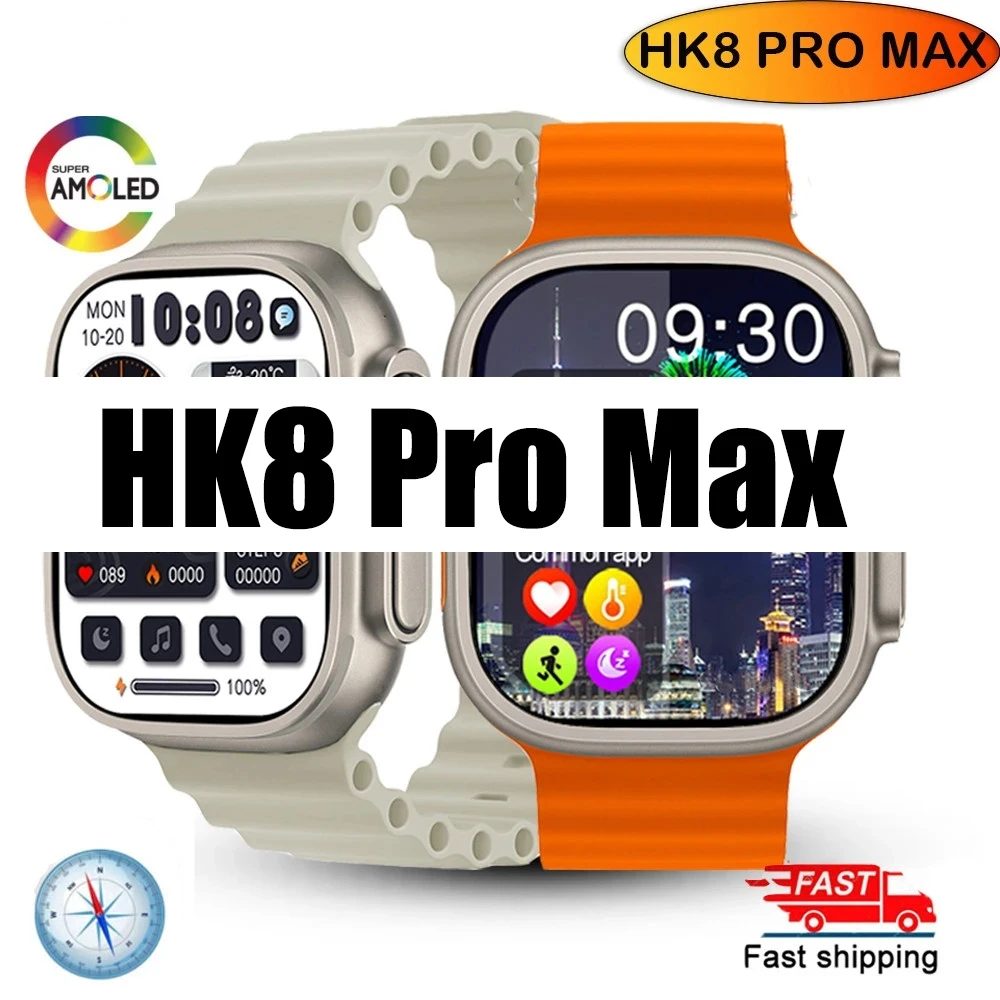 New HK8 Pro Max Ultra Smart Watch Men Series 8 49mm 2.12 Inch High ...