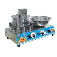 Popcorn machine Cotton Candy Machine commercial stainless steel electric gas mobile popcorn cotton candy Combine machine 1pc 1