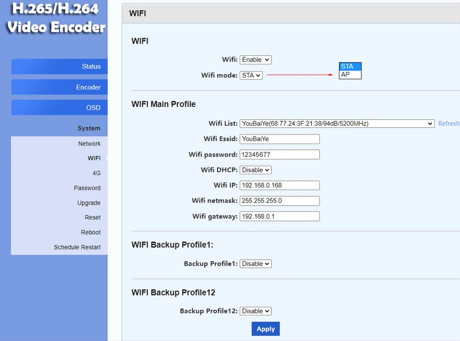 H.264 H.265 Streaming Encoder WIFI 4G LTE HDMI to IP Live Video Encoder with UTP, SRT, RTSP, RTMP, RTMPS apple tv box