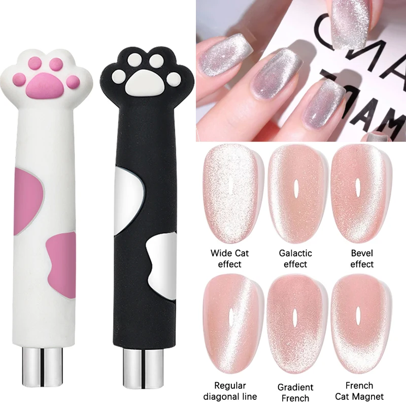 BORN PRETTY Cat Magnetic Stick Magnet For Nail Gel Polish Snowlight Moonlight Glitter Line Effect Tools Nail Art Manicure Design